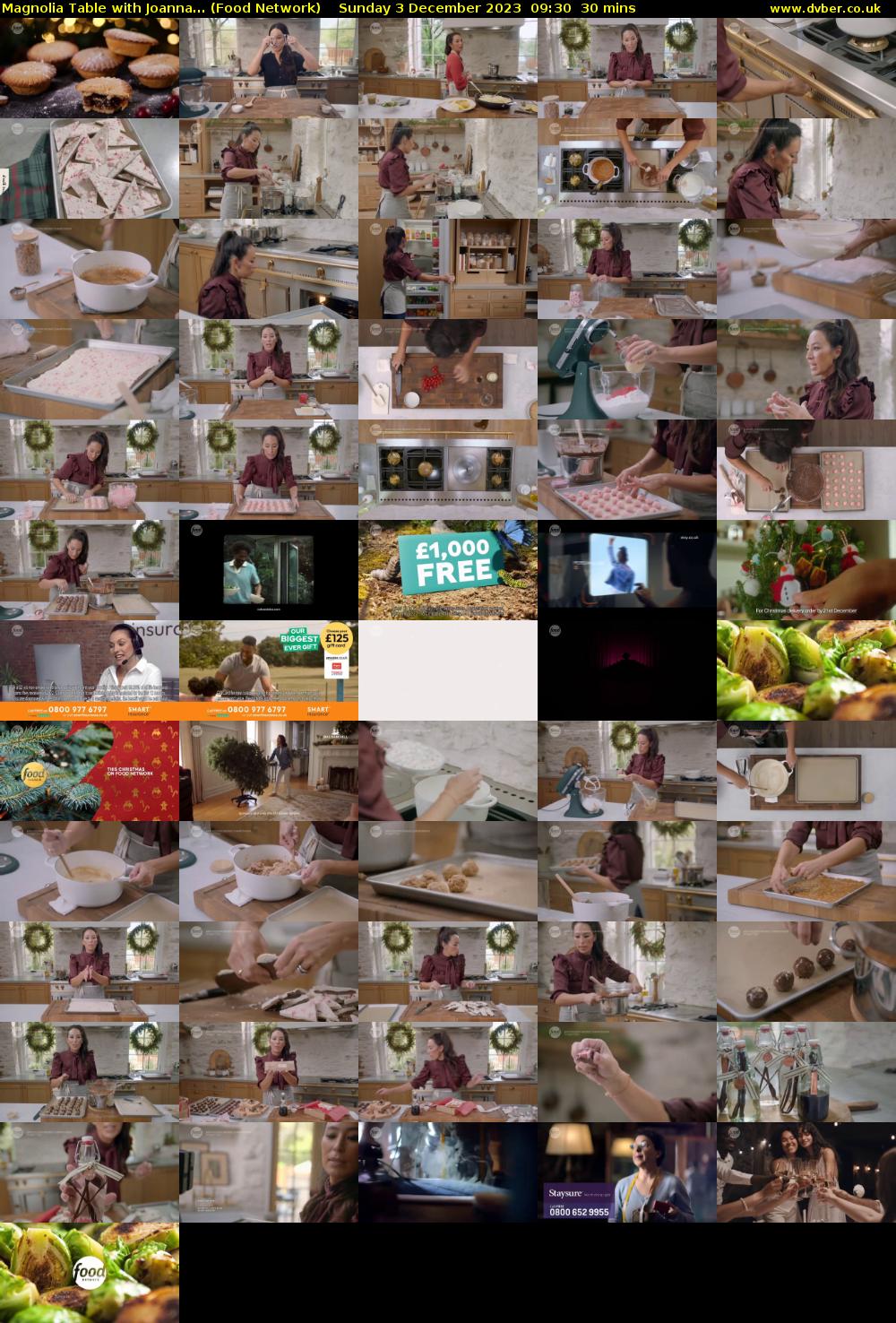 Magnolia Table with Joanna... (Food Network) Sunday 3 December 2023 09:30 - 10:00
