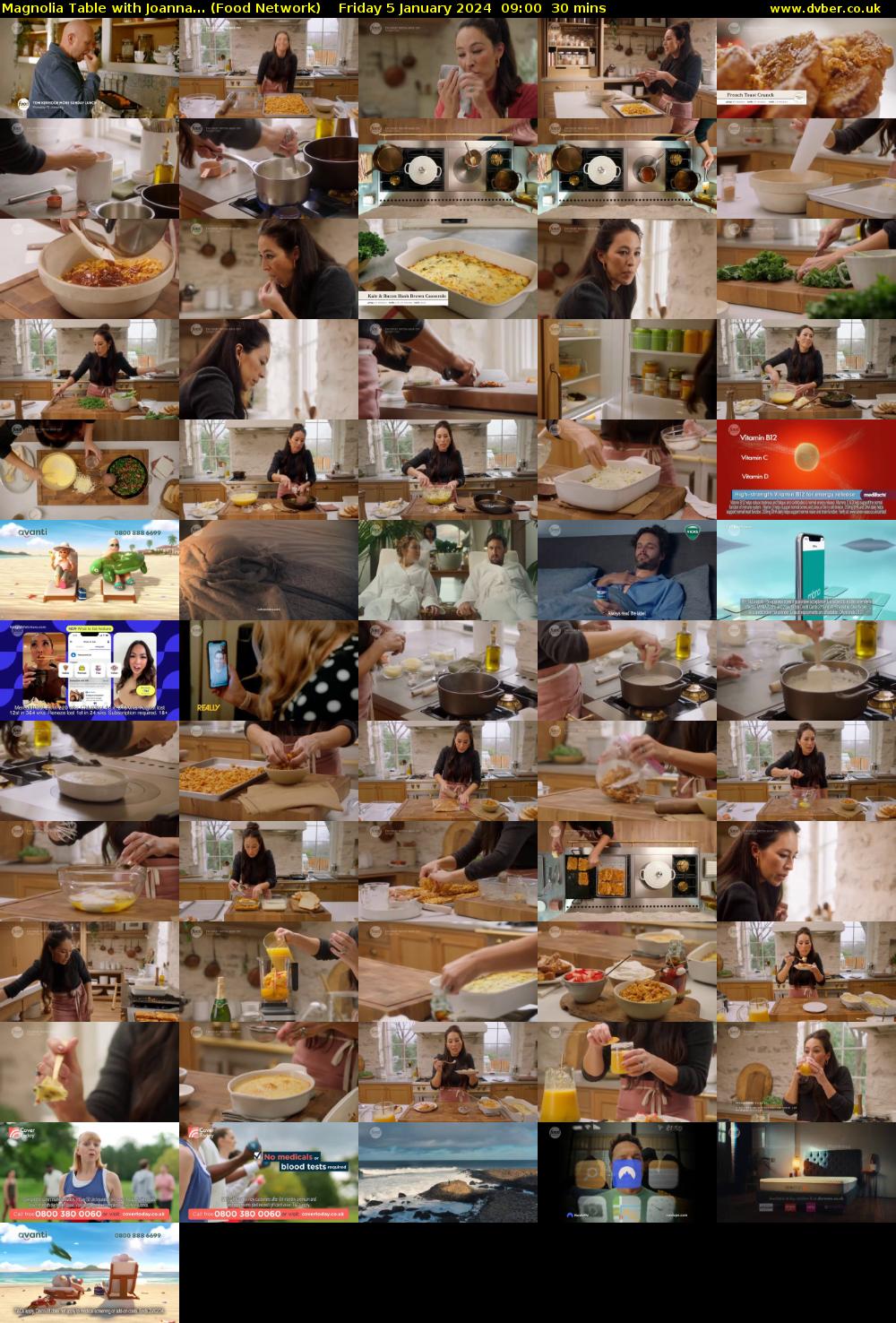 Magnolia Table with Joanna... (Food Network) Friday 5 January 2024 09:00 - 09:30