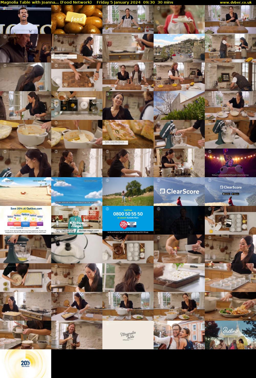 Magnolia Table with Joanna... (Food Network) Friday 5 January 2024 09:30 - 10:00