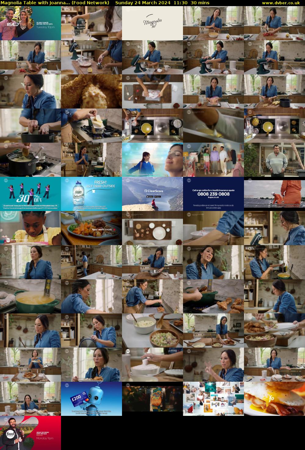 Magnolia Table with Joanna... (Food Network) Sunday 24 March 2024 11:30 - 12:00