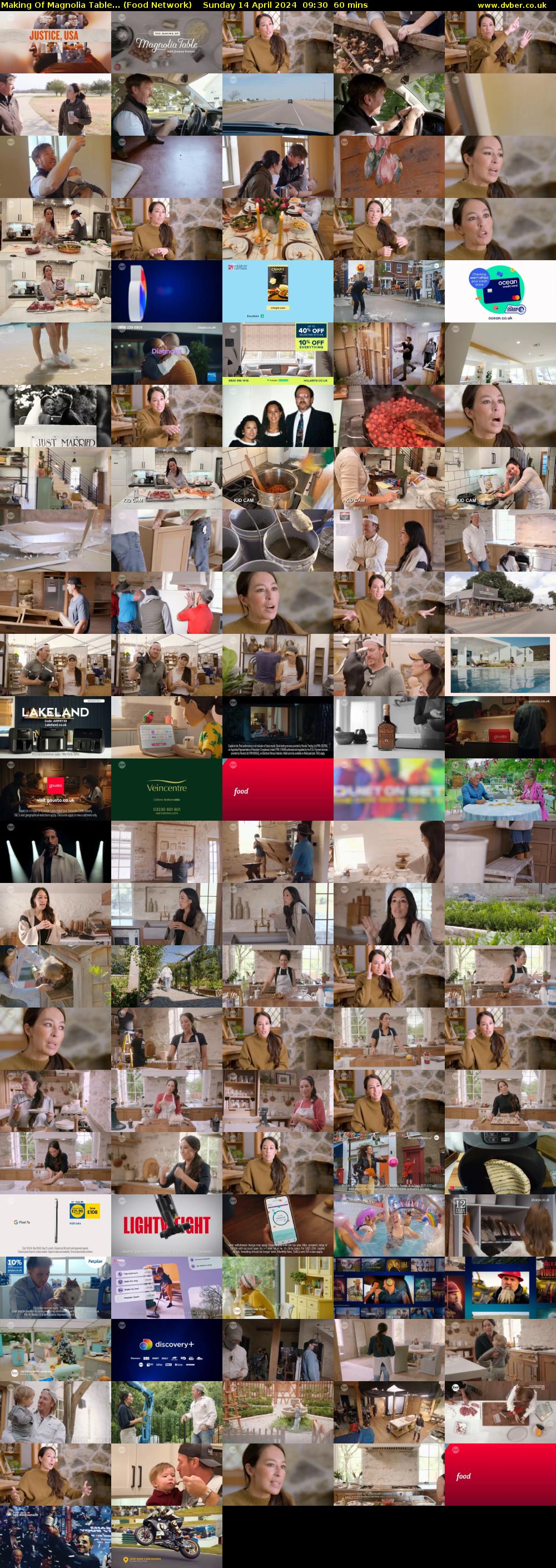 Making Of Magnolia Table... (Food Network) Sunday 14 April 2024 09:30 - 10:30