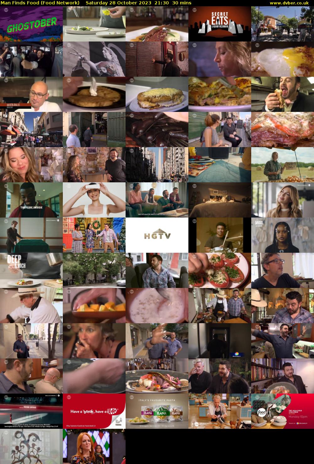 Man Finds Food (Food Network) Saturday 28 October 2023 21:30 - 22:00