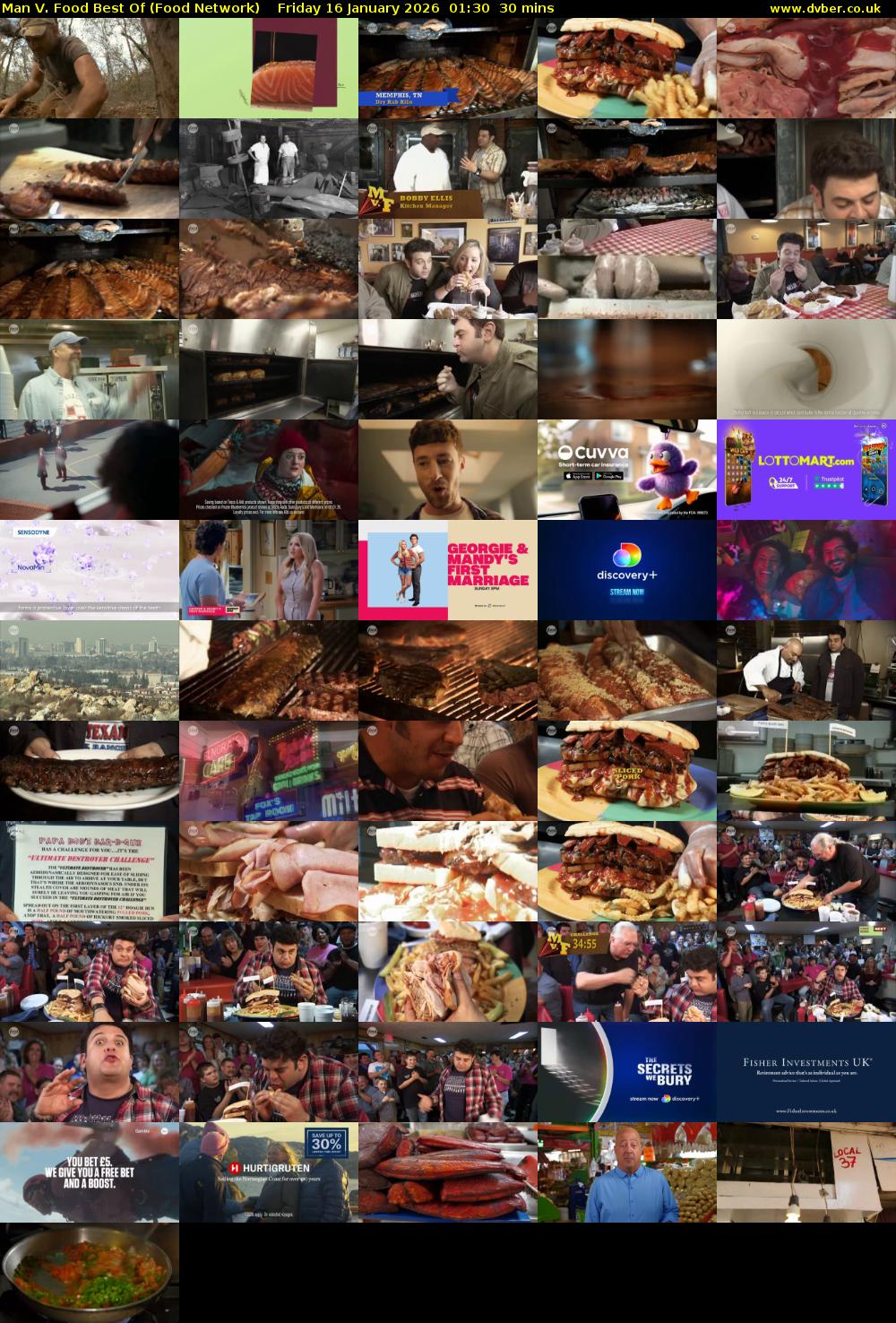Man V. Food Best Of (Food Network) Friday 16 January 2026 01:30 - 02:00