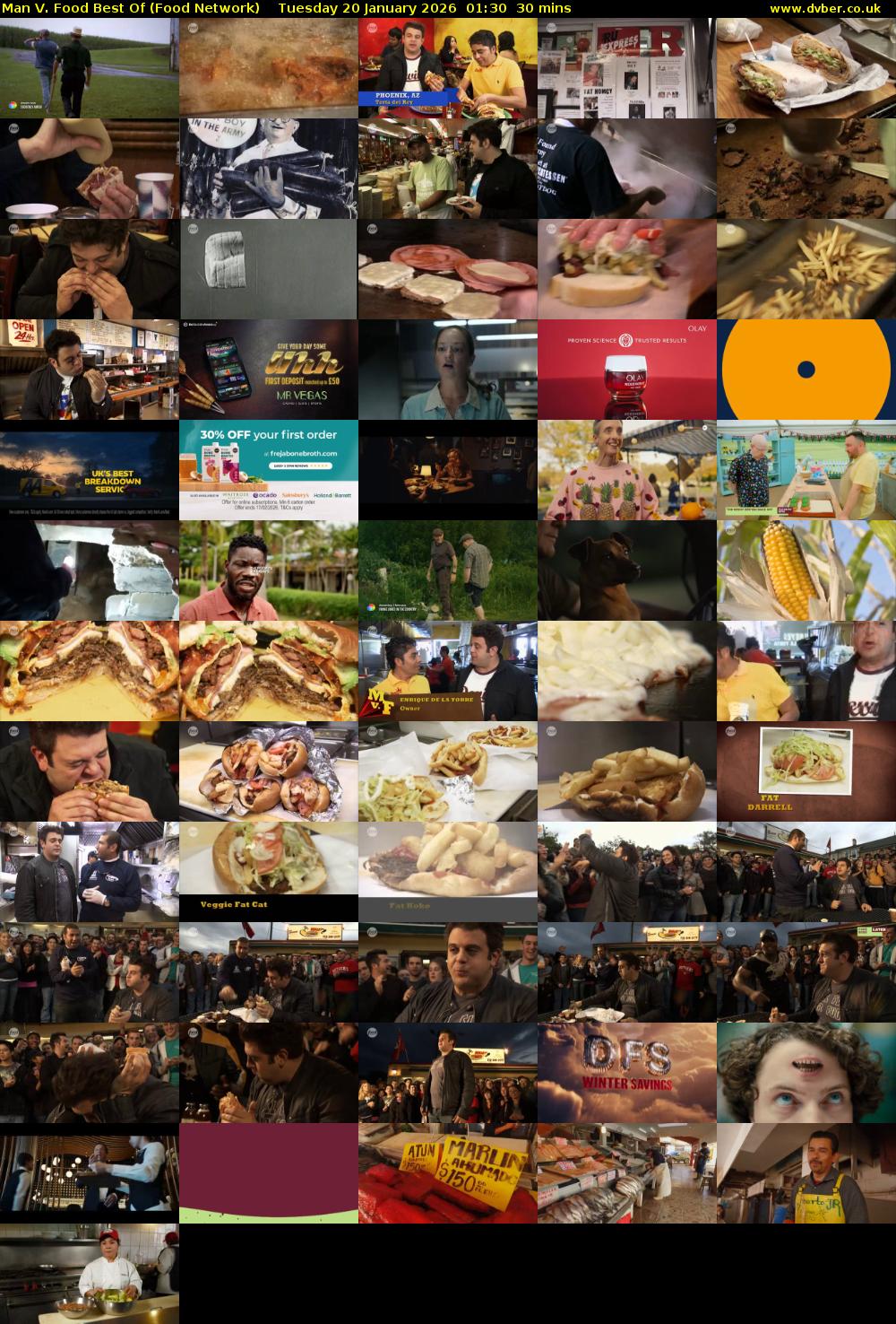 Man V. Food Best Of (Food Network) Tuesday 20 January 2026 01:30 - 02:00