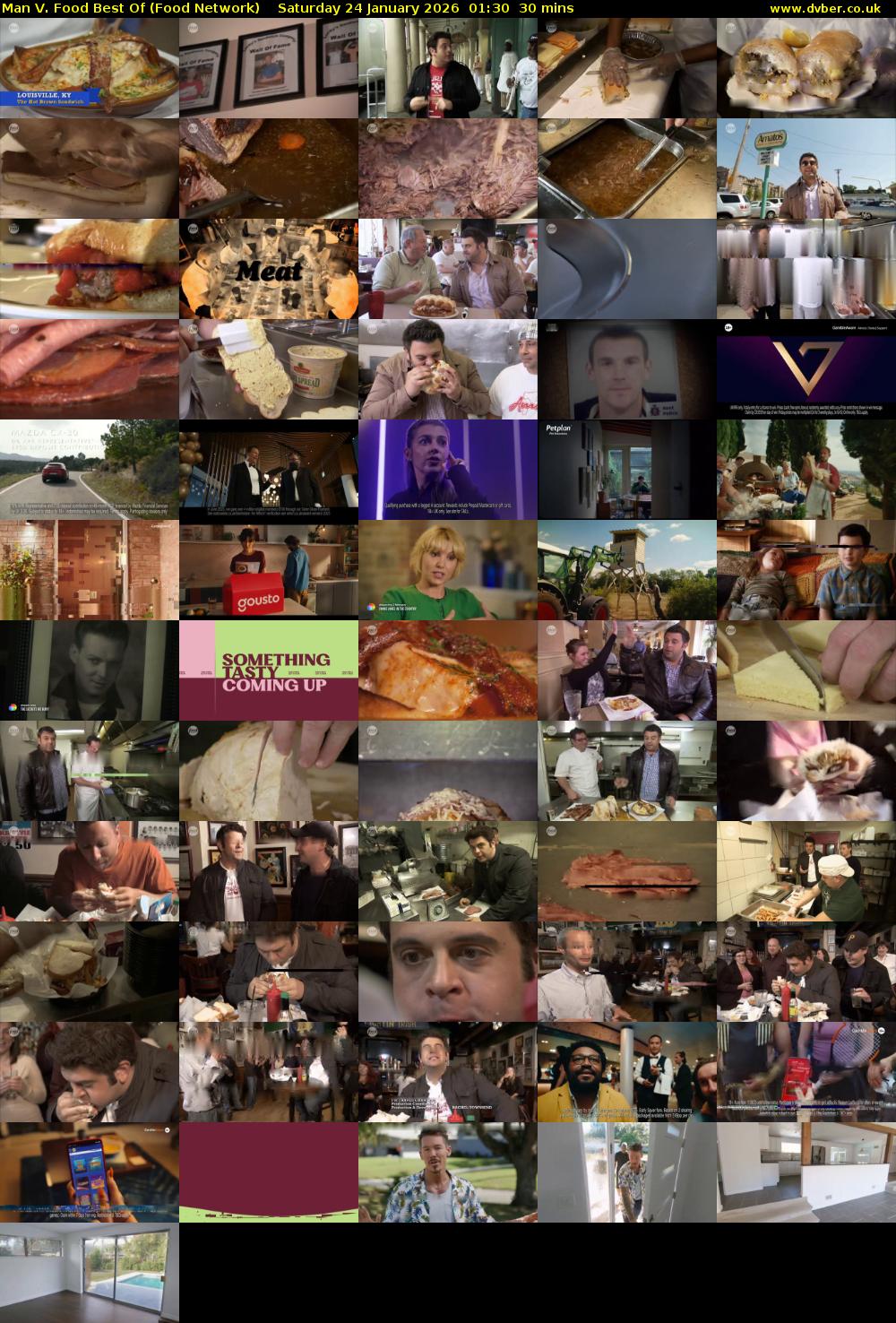 Man V. Food Best Of (Food Network) Saturday 24 January 2026 01:30 - 02:00