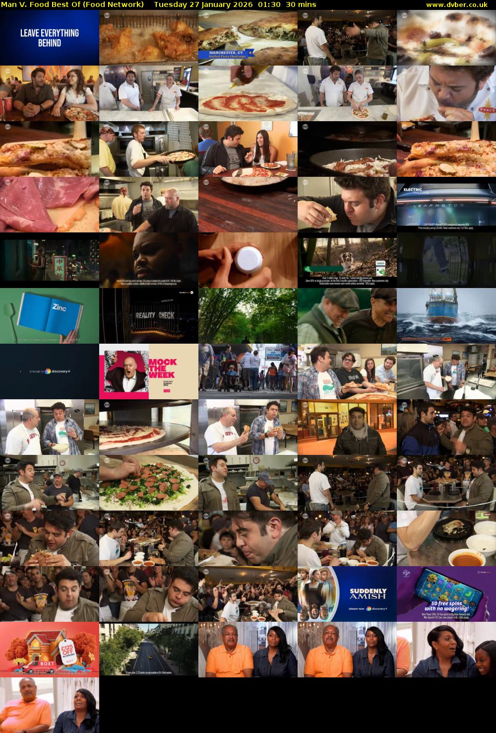 Man V. Food Best Of (Food Network) Tuesday 27 January 2026 01:30 - 02:00