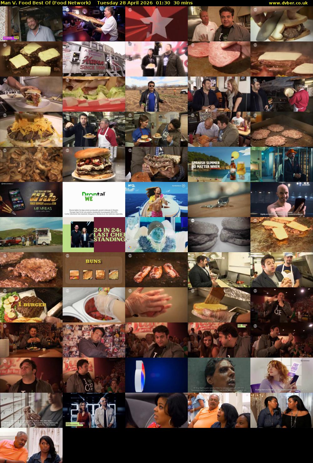 Man V. Food Best Of (Food Network) Tuesday 28 April 2026 01:30 - 02:00