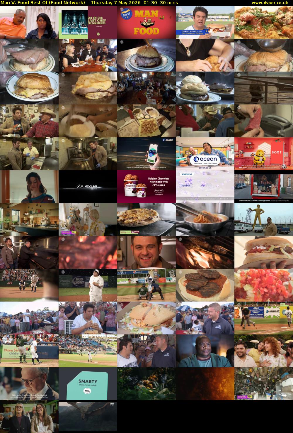 Man V. Food Best Of (Food Network) Thursday 7 May 2026 01:30 - 02:00