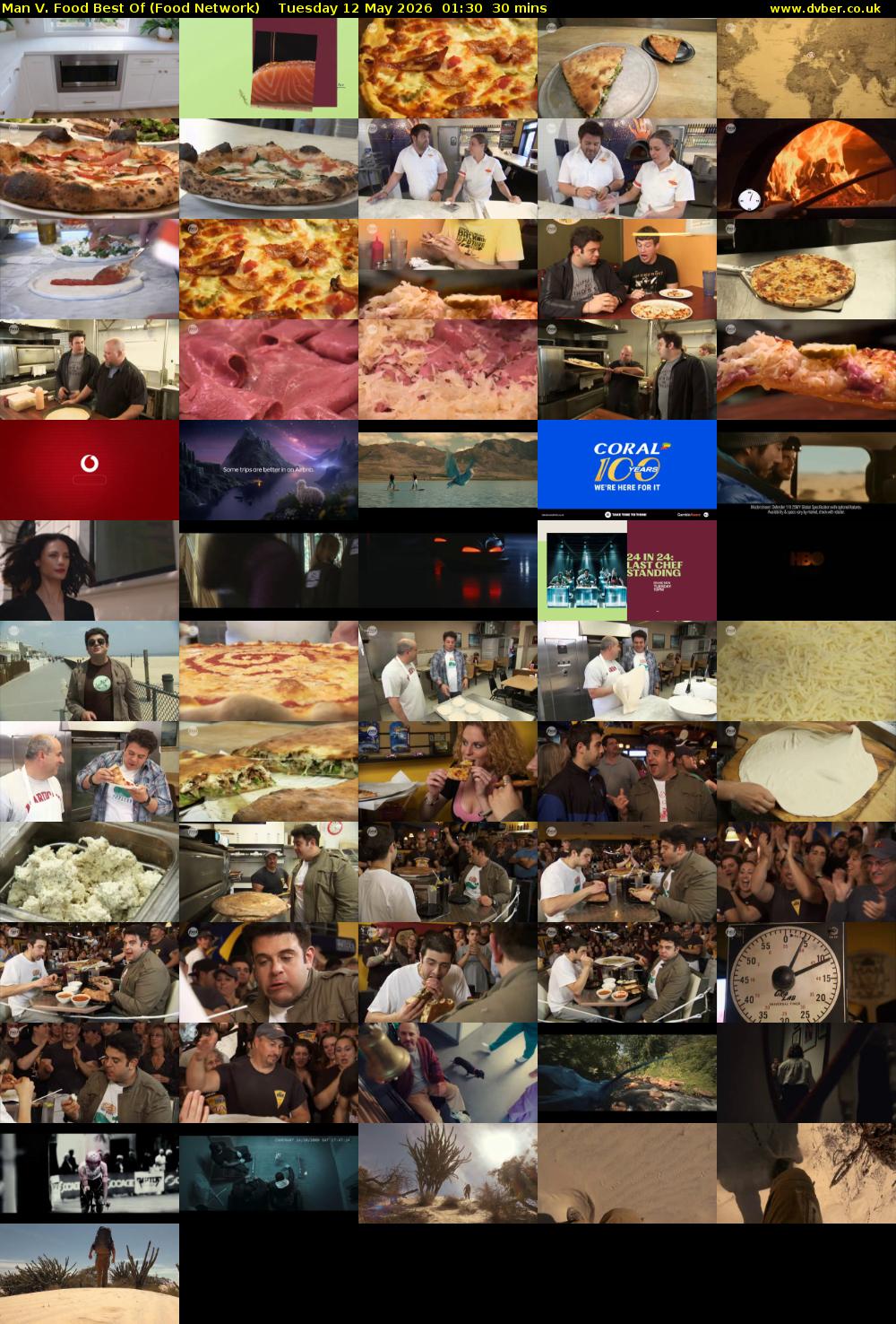 Man V. Food Best Of (Food Network) Tuesday 12 May 2026 01:30 - 02:00
