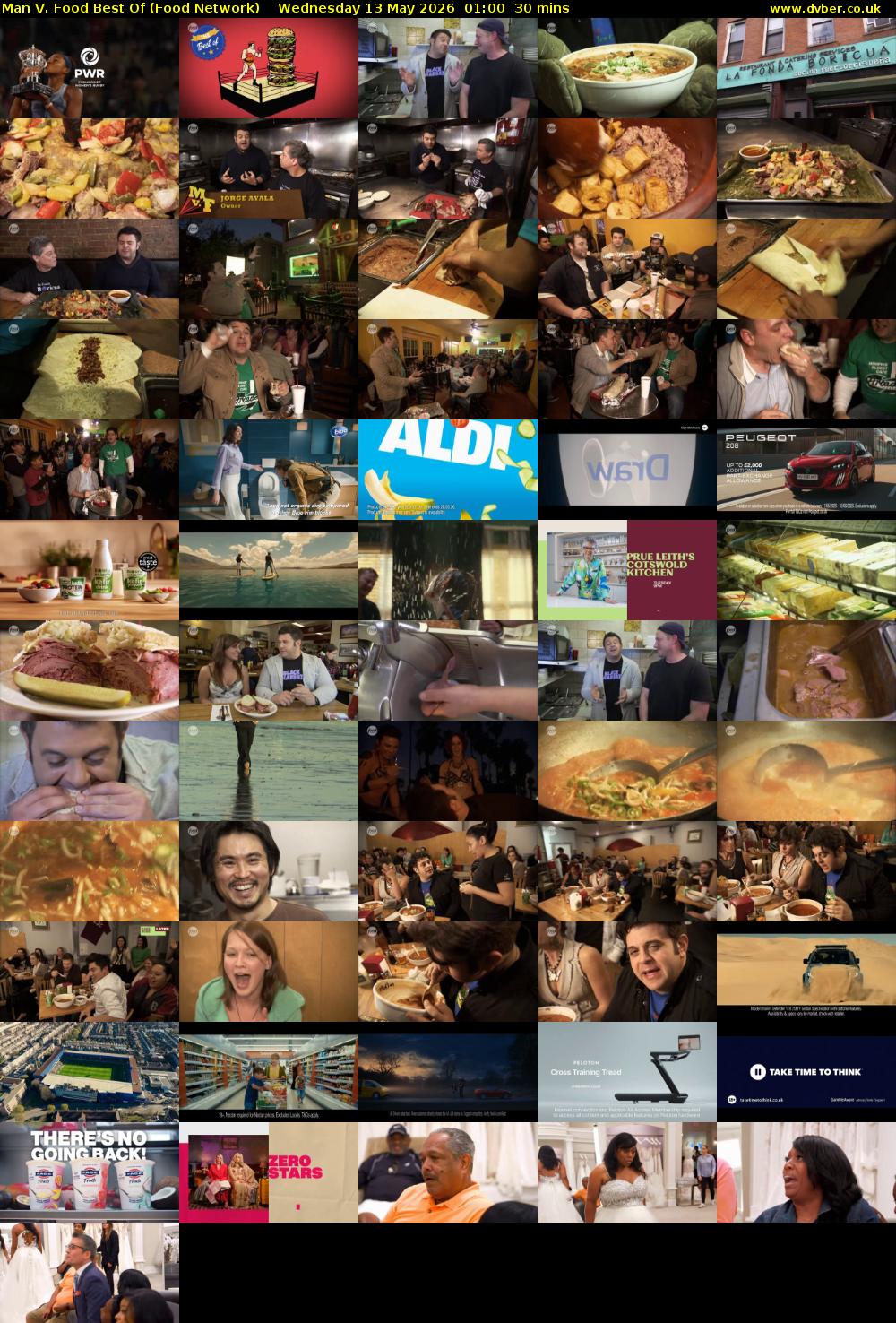 Man V. Food Best Of (Food Network) Wednesday 13 May 2026 01:00 - 01:30