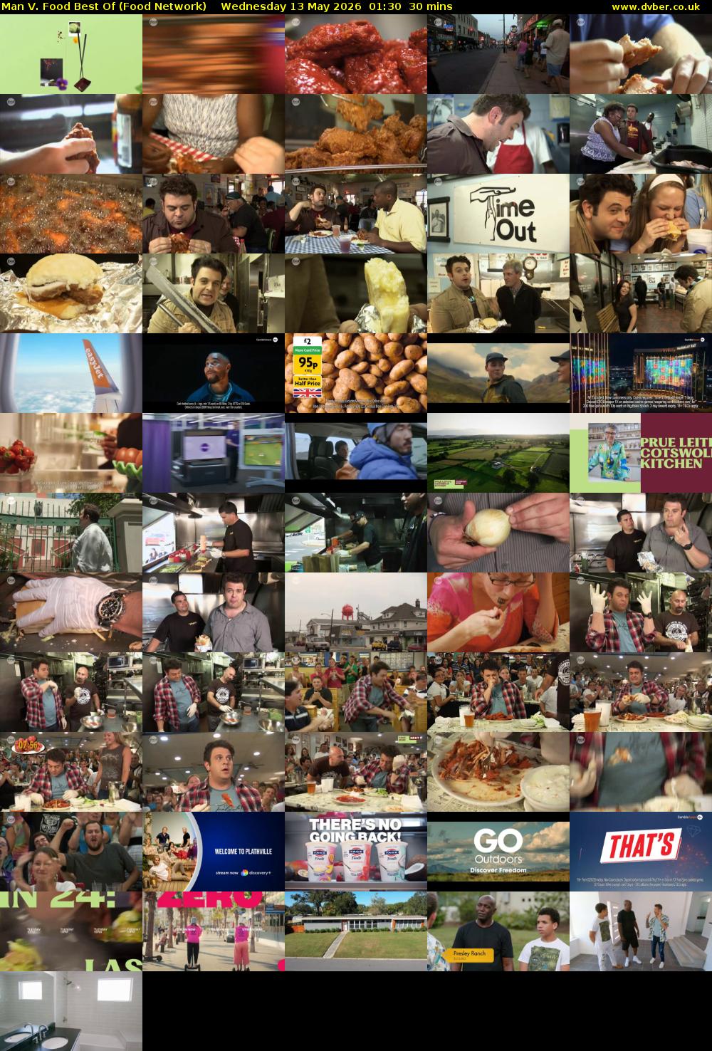 Man V. Food Best Of (Food Network) Wednesday 13 May 2026 01:30 - 02:00