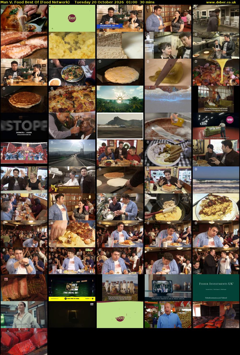 Man V. Food Best Of (Food Network) Tuesday 20 October 2026 01:00 - 01:30