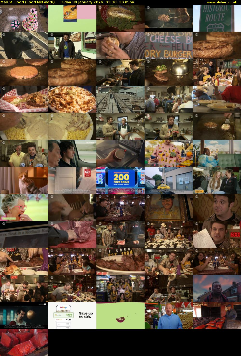 Man V. Food (Food Network) Friday 30 January 2026 01:30 - 02:00