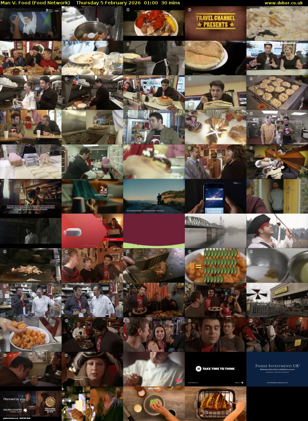 Man V. Food (Food Network) Thursday 5 February 2026 01:00 - 01:30