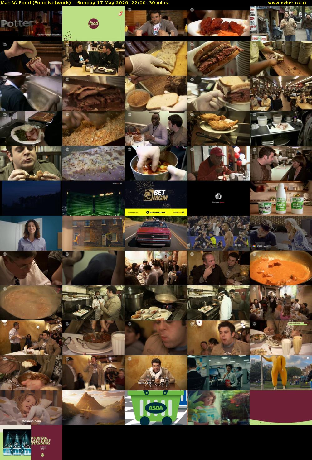 Man V. Food (Food Network) Sunday 17 May 2026 22:00 - 22:30