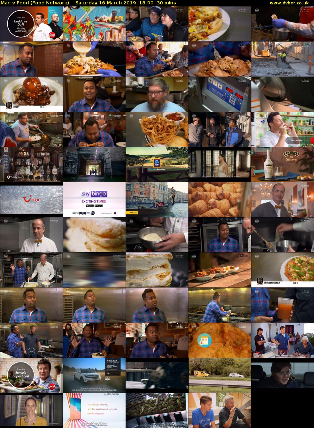 Man v Food (Food Network) Saturday 16 March 2019 18:00 - 18:30