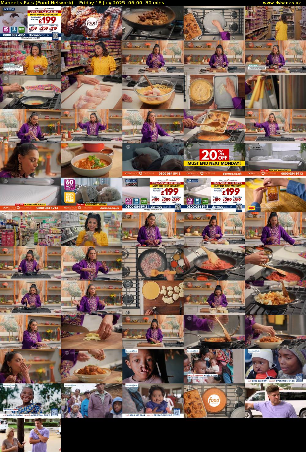Maneet's Eats (Food Network) Friday 18 July 2025 06:00 - 06:30