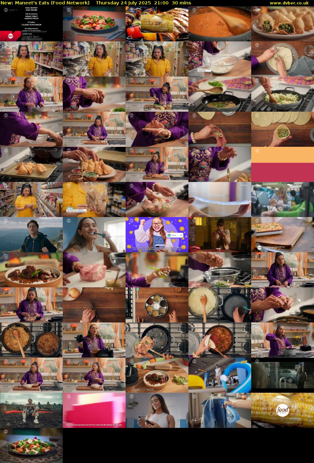 Maneet's Eats (Food Network) Thursday 24 July 2025 21:00 - 21:30