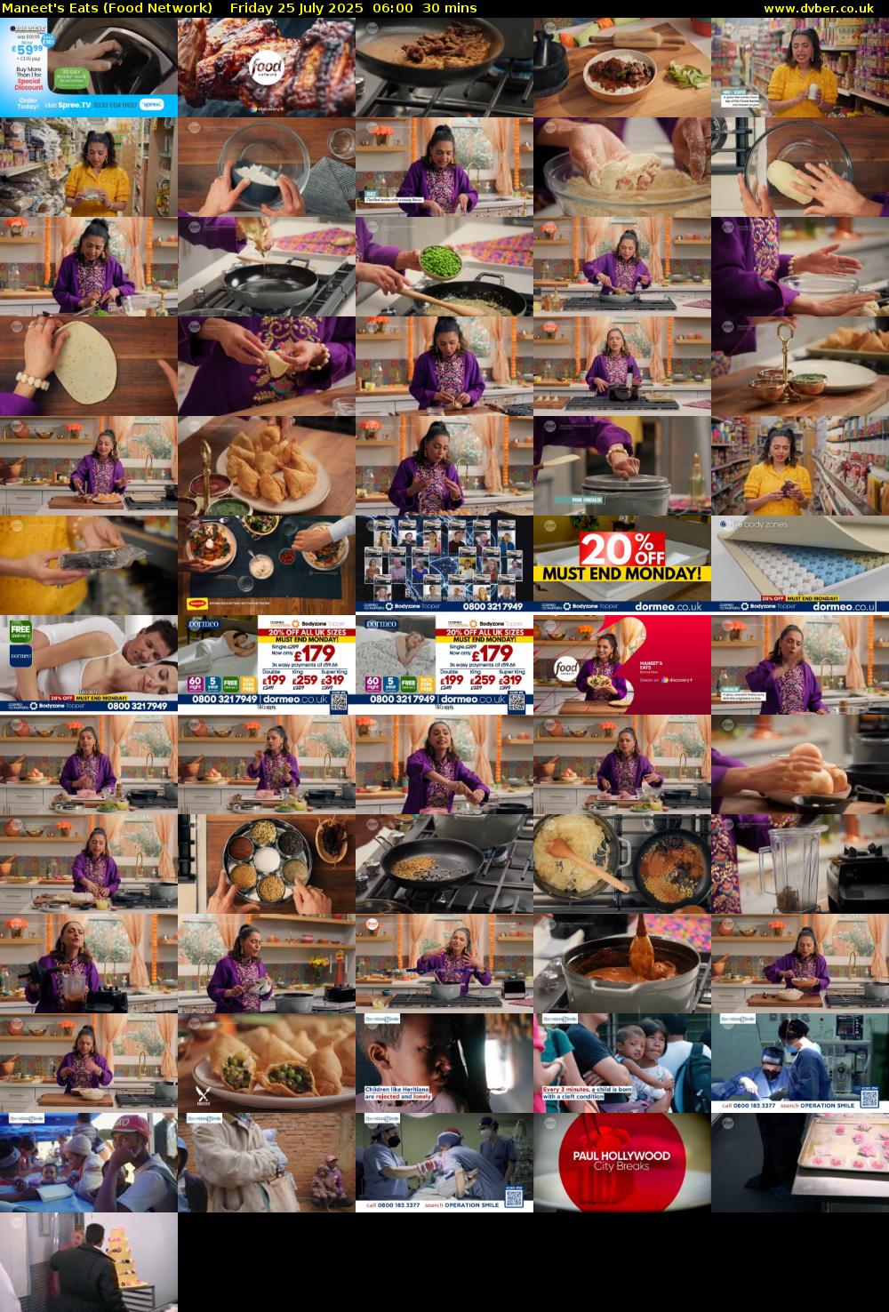 Maneet's Eats (Food Network) Friday 25 July 2025 06:00 - 06:30