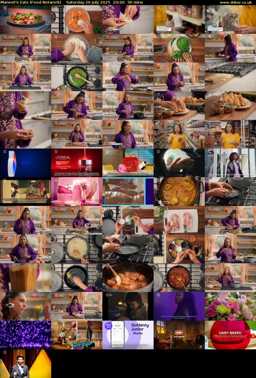 Maneet's Eats (Food Network) Saturday 26 July 2025 20:00 - 20:30