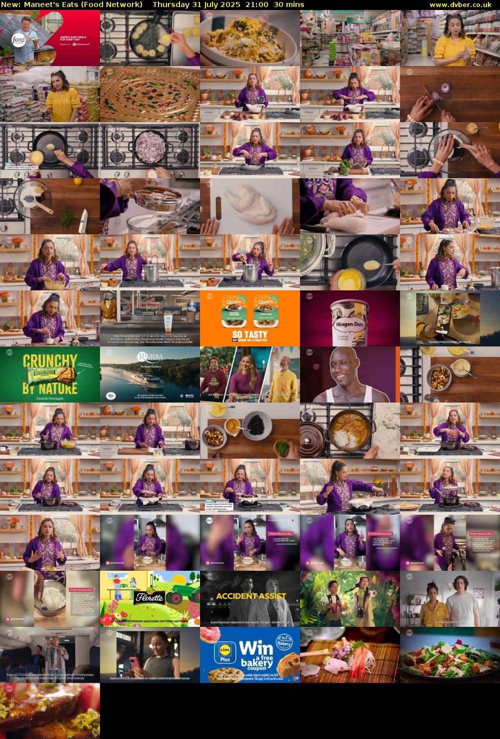 Maneet's Eats (Food Network) Thursday 31 July 2025 21:00 - 21:30