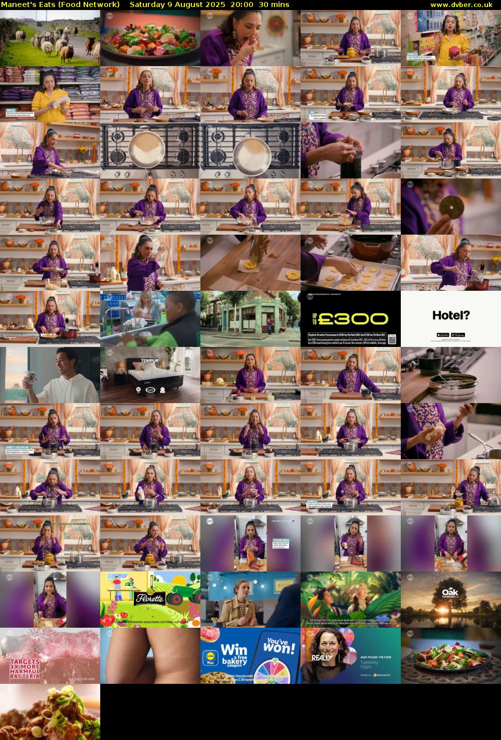 Maneet's Eats (Food Network) Saturday 9 August 2025 20:00 - 20:30