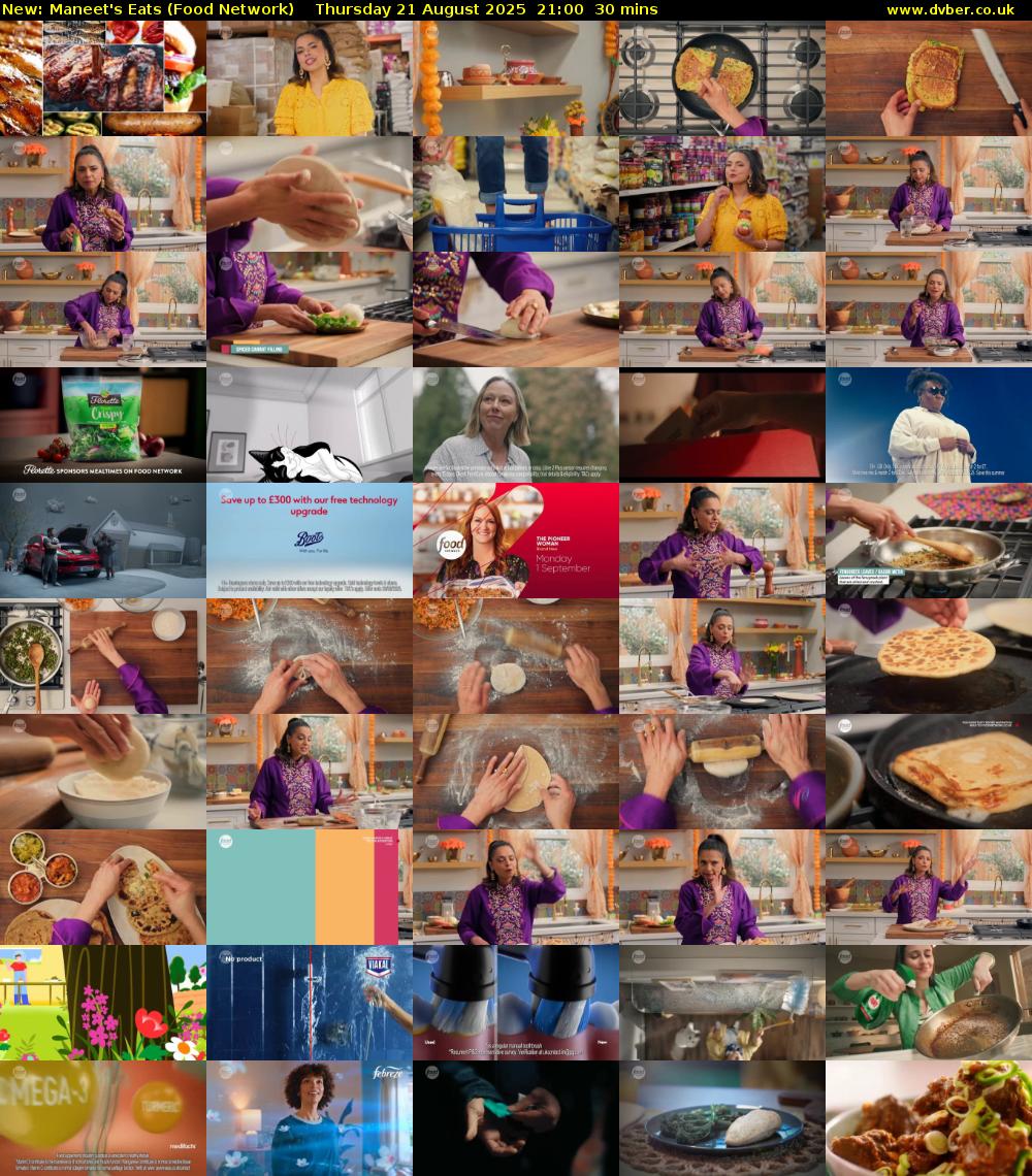 Maneet's Eats (Food Network) Thursday 21 August 2025 21:00 - 21:30
