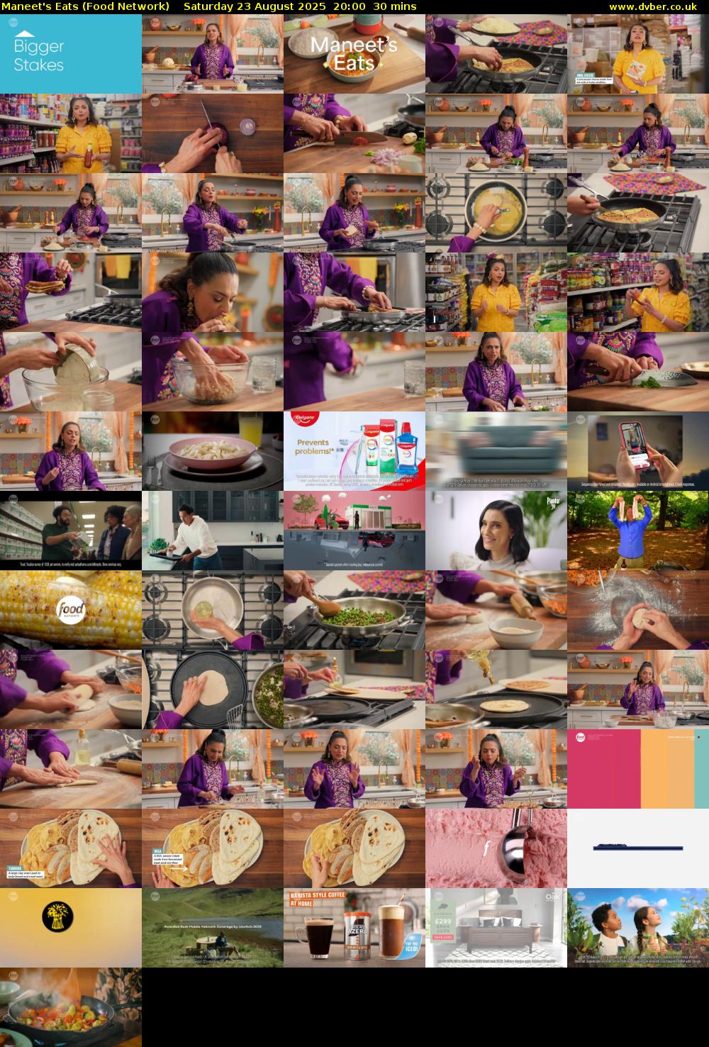 Maneet's Eats (Food Network) Saturday 23 August 2025 20:00 - 20:30