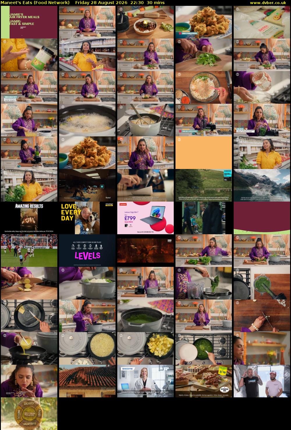 Maneet's Eats (Food Network) Friday 28 August 2026 22:30 - 23:00