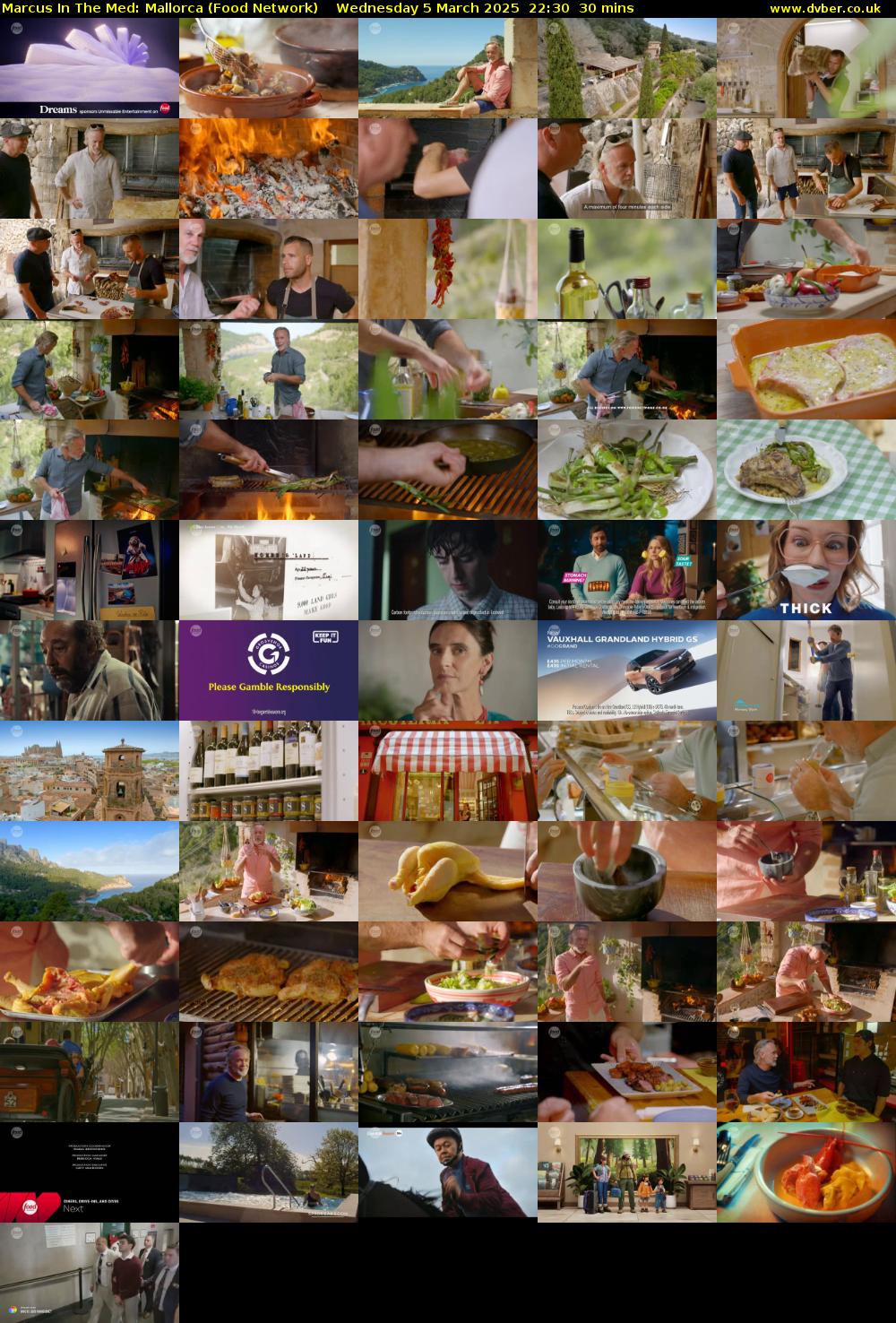 Marcus In The Med: Mallorca (Food Network) Wednesday 5 March 2025 22:30 - 23:00