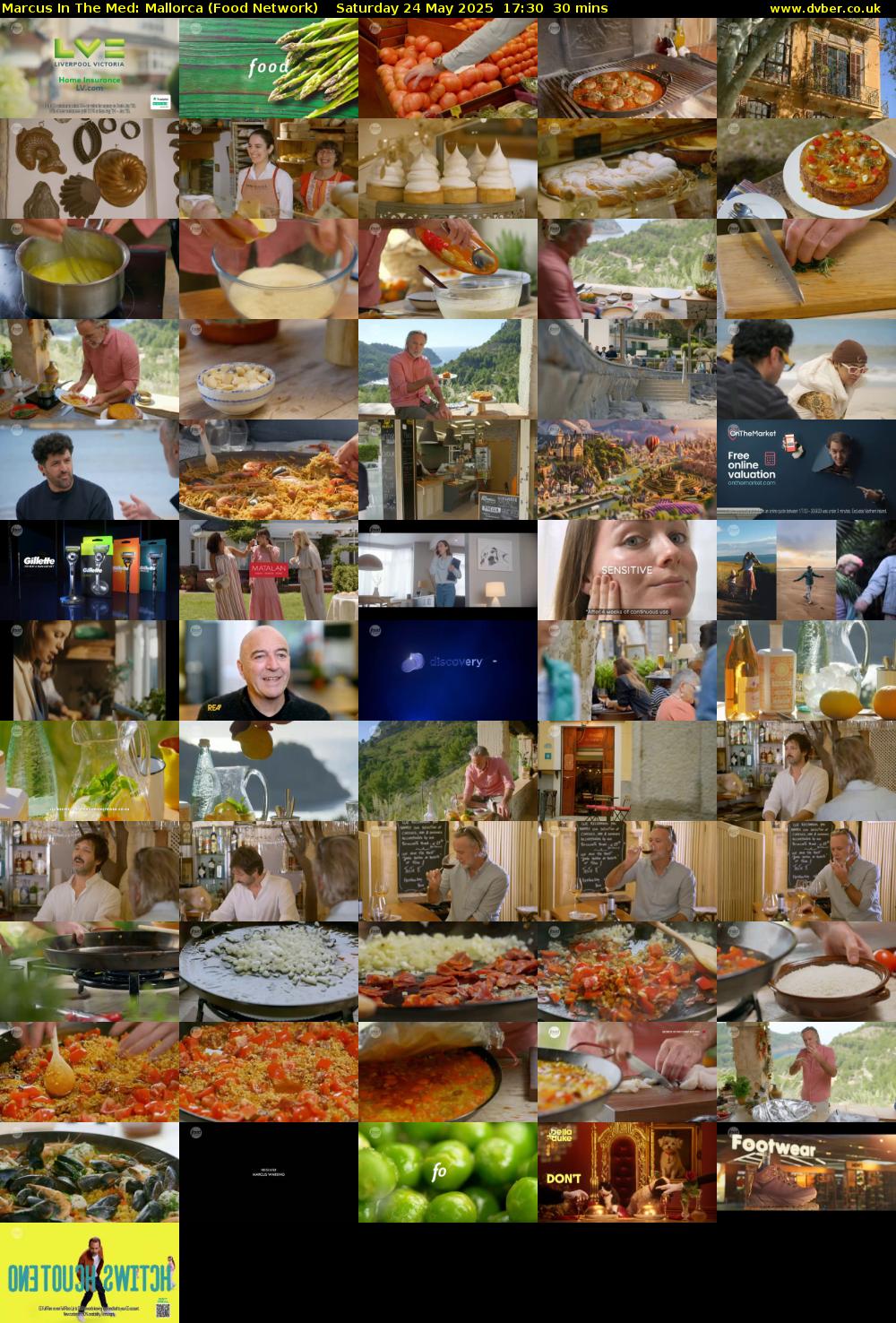 Marcus In The Med: Mallorca (Food Network) Saturday 24 May 2025 17:30 - 18:00