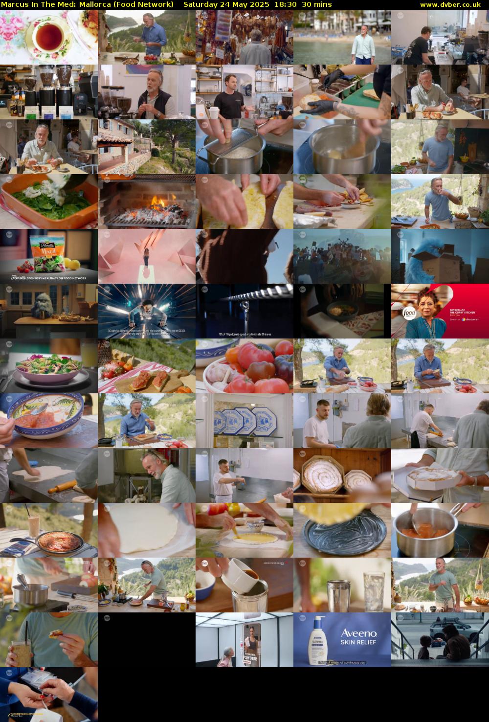 Marcus In The Med: Mallorca (Food Network) Saturday 24 May 2025 18:30 - 19:00