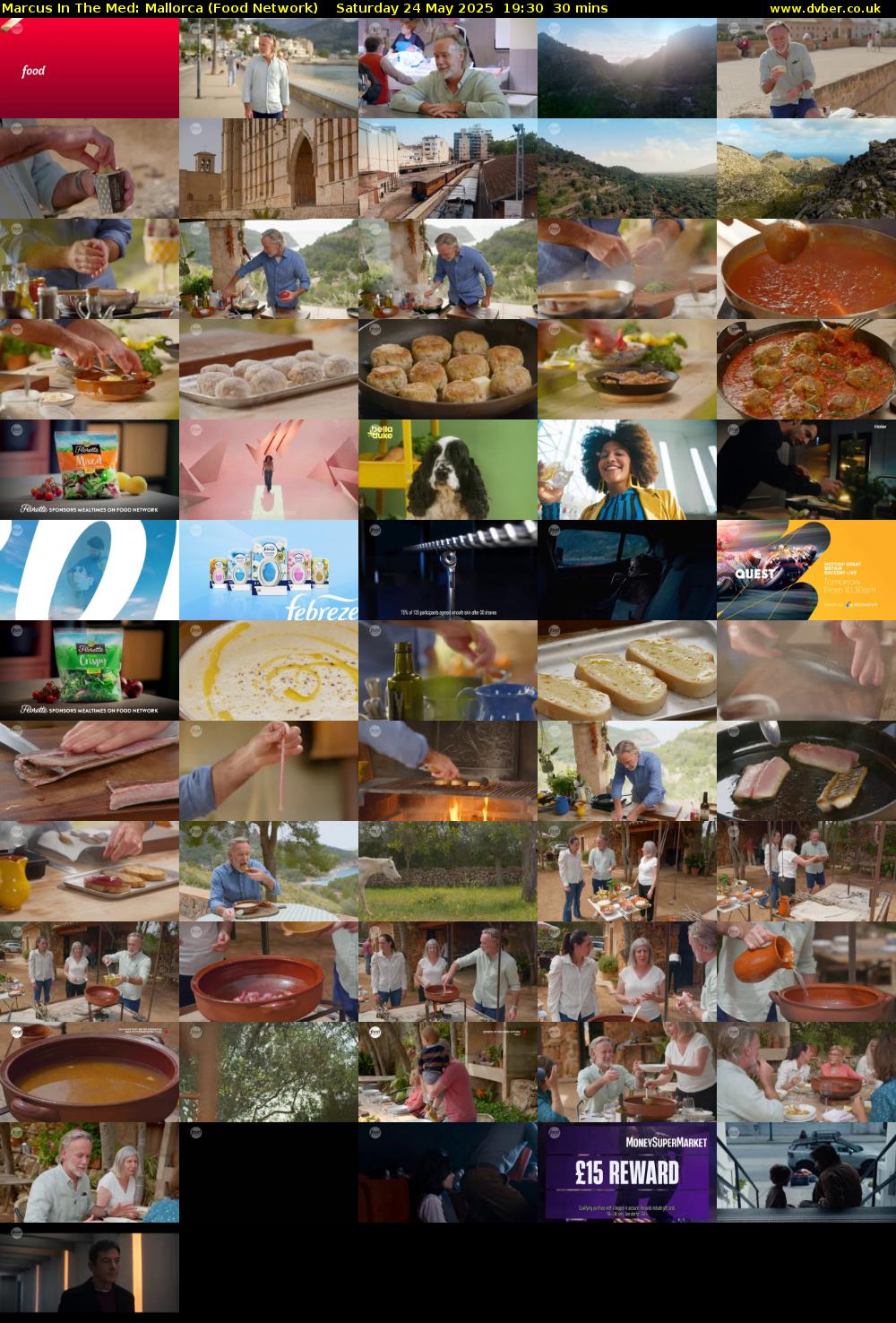 Marcus In The Med: Mallorca (Food Network) Saturday 24 May 2025 19:30 - 20:00