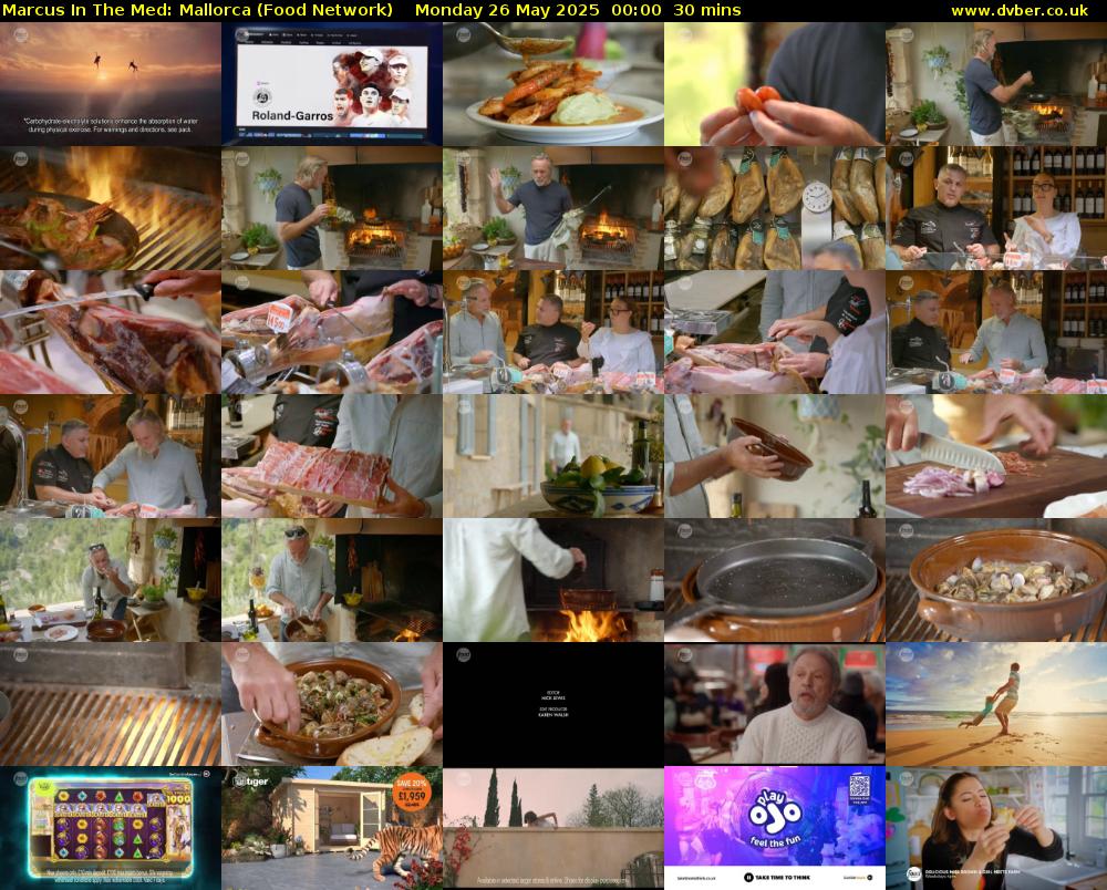 Marcus In The Med: Mallorca (Food Network) Monday 26 May 2025 00:00 - 00:30