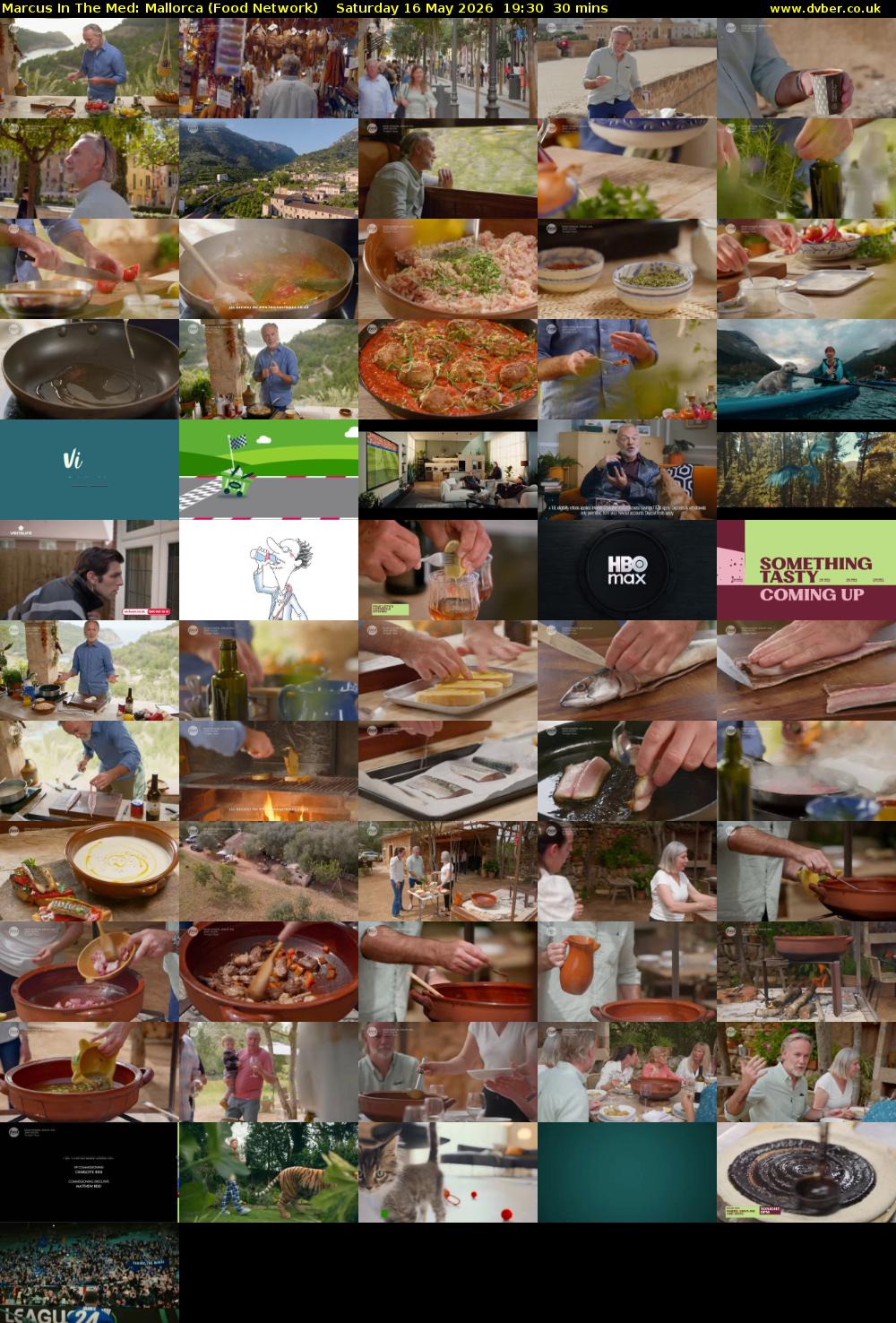 Marcus In The Med: Mallorca (Food Network) Saturday 16 May 2026 19:30 - 20:00