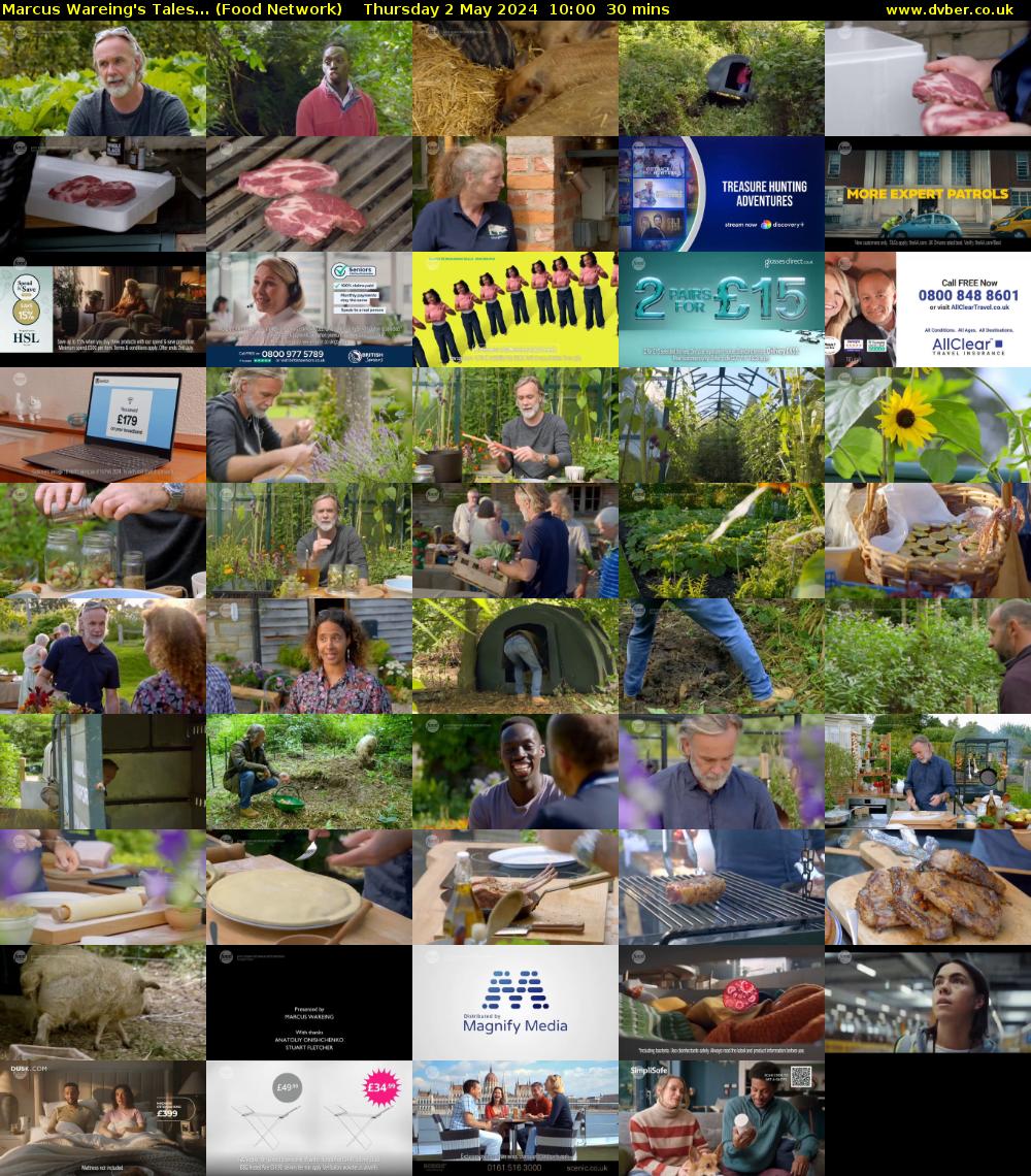 Marcus Wareing's Tales... (Food Network) Thursday 2 May 2024 10:00 - 10:30