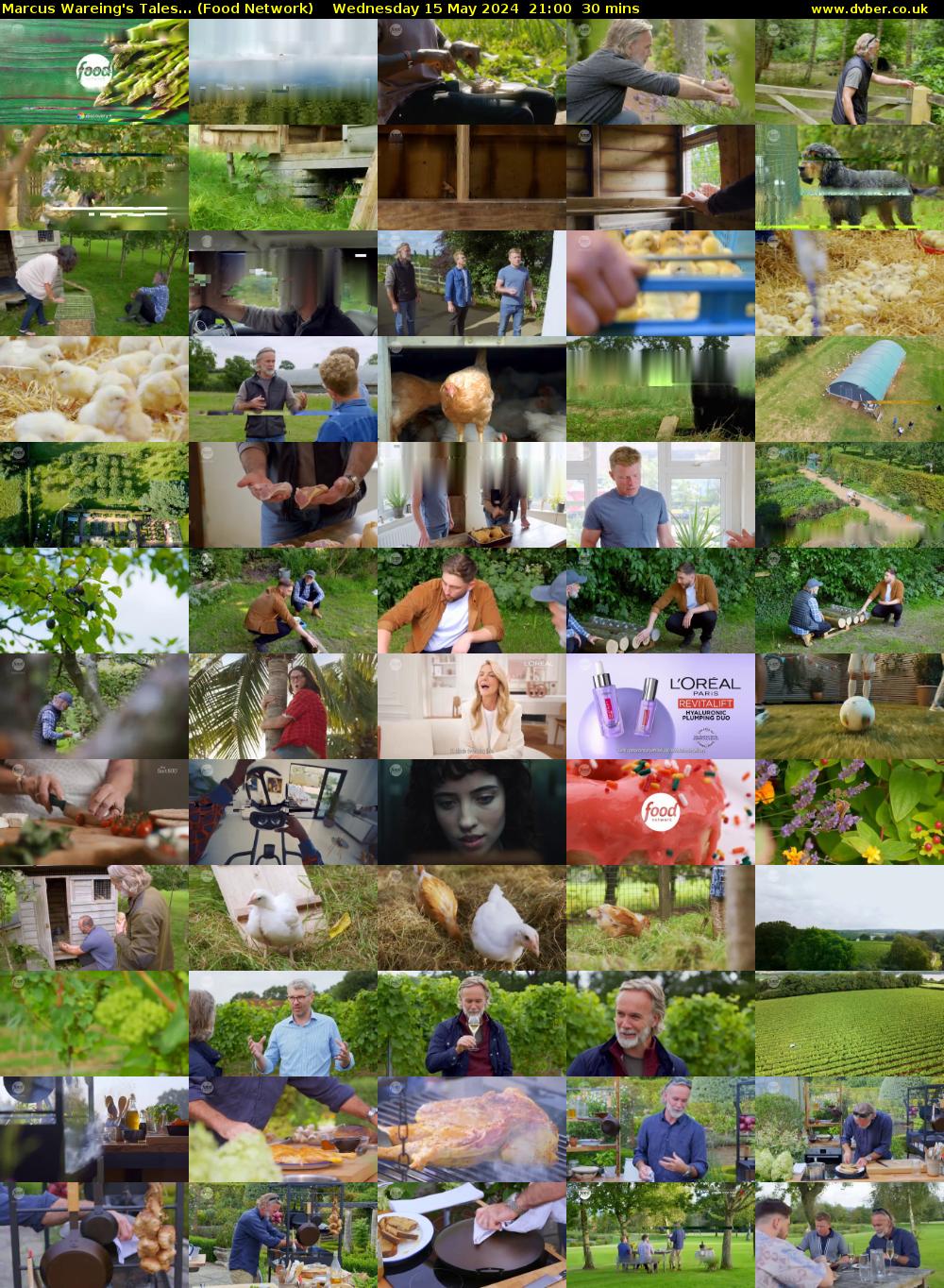 Marcus Wareing's Tales... (Food Network) Wednesday 15 May 2024 21:00 - 21:30