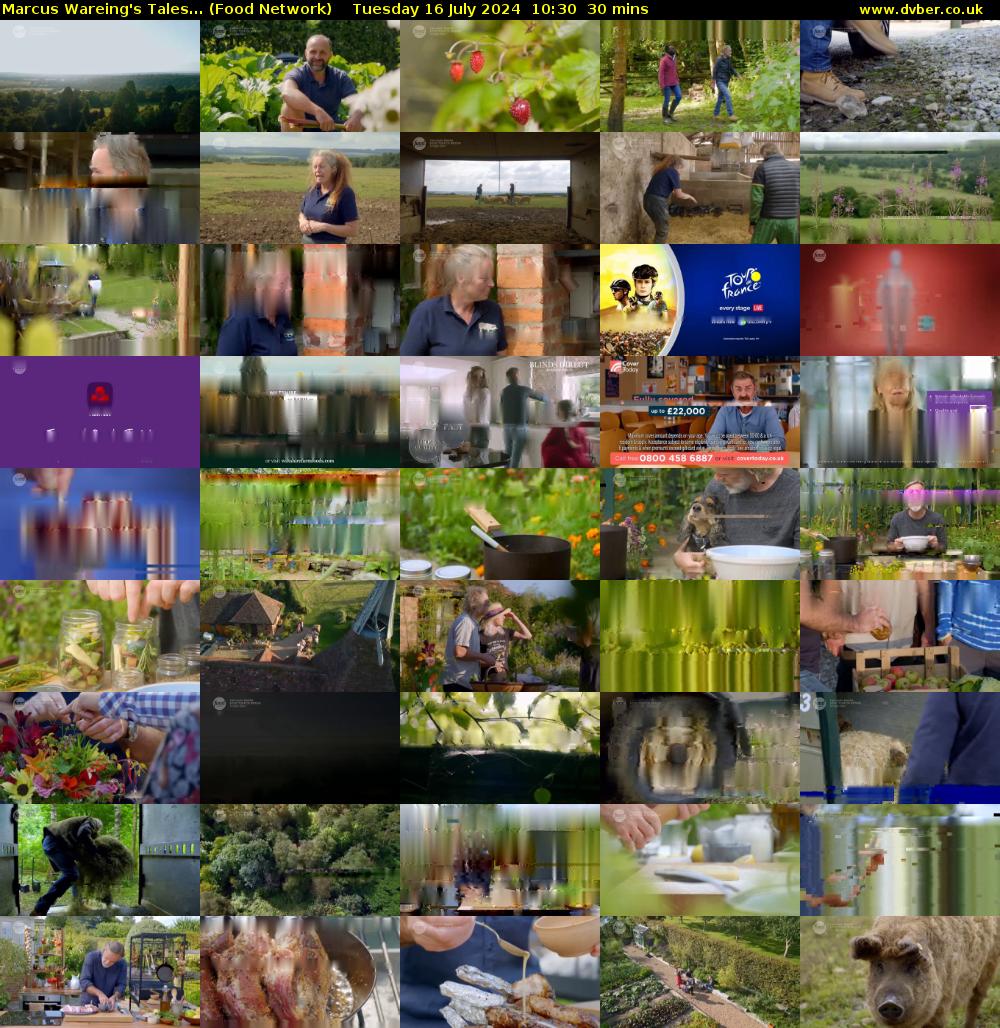 Marcus Wareing's Tales... (Food Network) Tuesday 16 July 2024 10:30 - 11:00