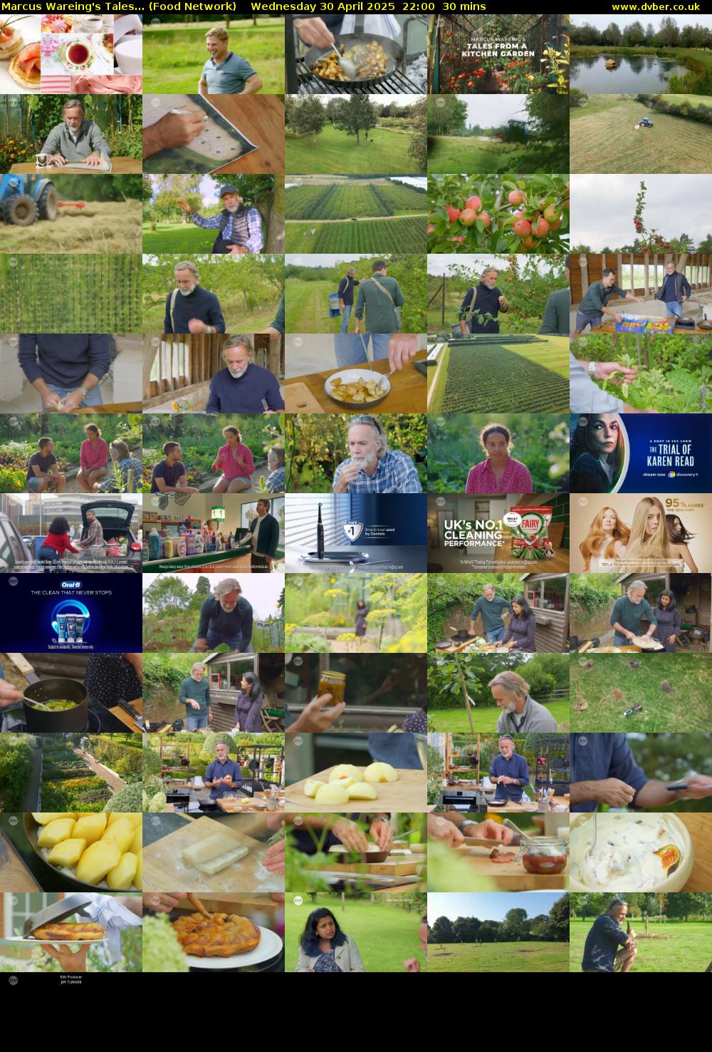 Marcus Wareing's Tales... (Food Network) Wednesday 30 April 2025 22:00 - 22:30