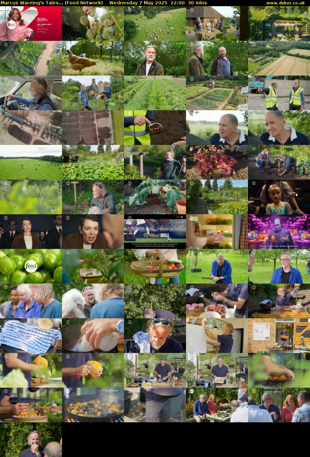 Marcus Wareing's Tales... (Food Network) Wednesday 7 May 2025 22:00 - 22:30