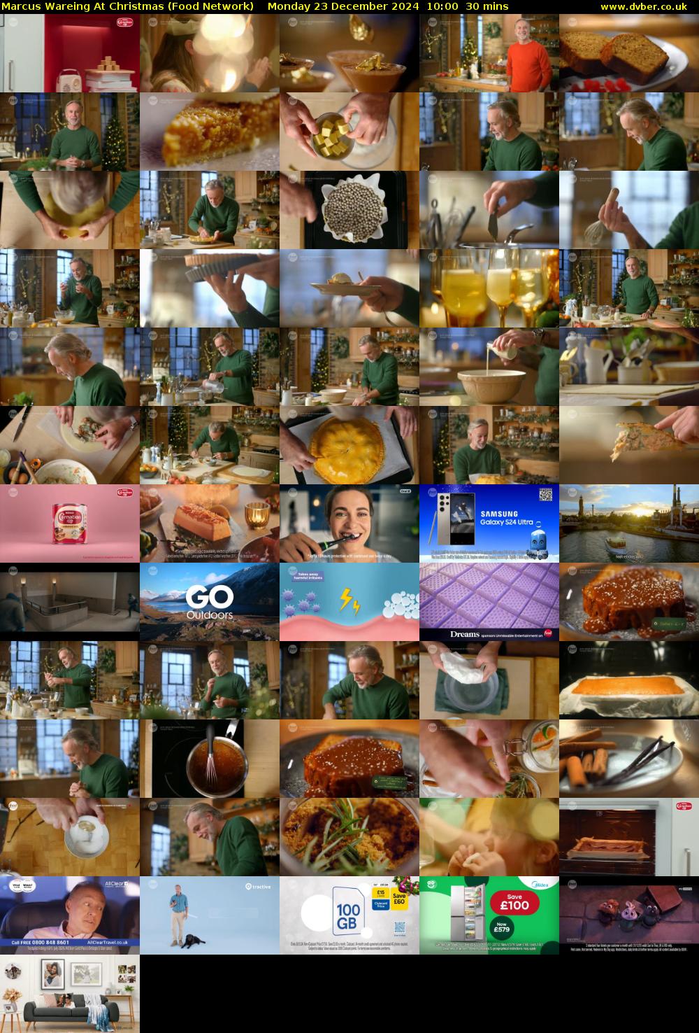 Marcus Wareing At Christmas (Food Network) Monday 23 December 2024 10:00 - 10:30