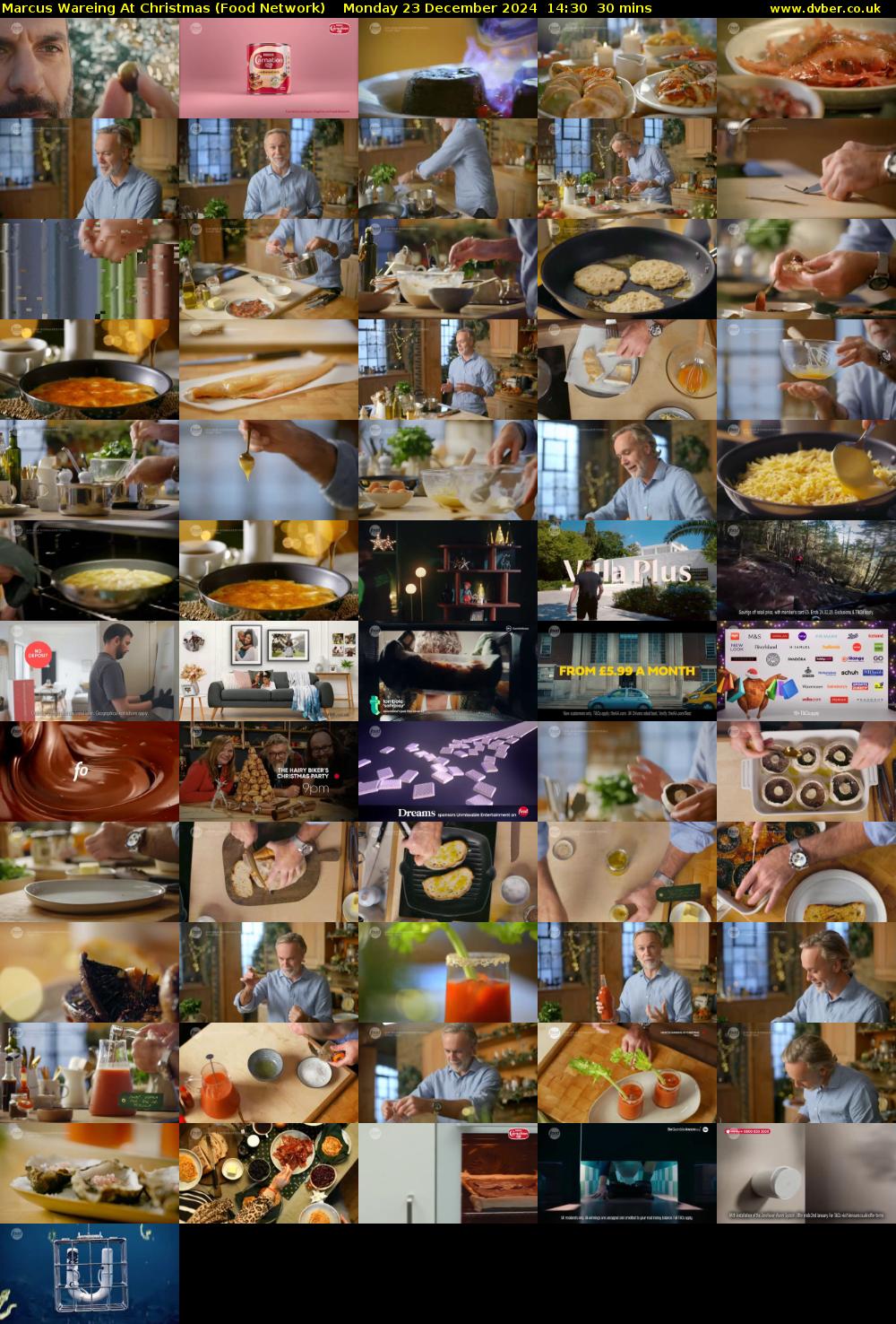 Marcus Wareing At Christmas (Food Network) Monday 23 December 2024 14:30 - 15:00