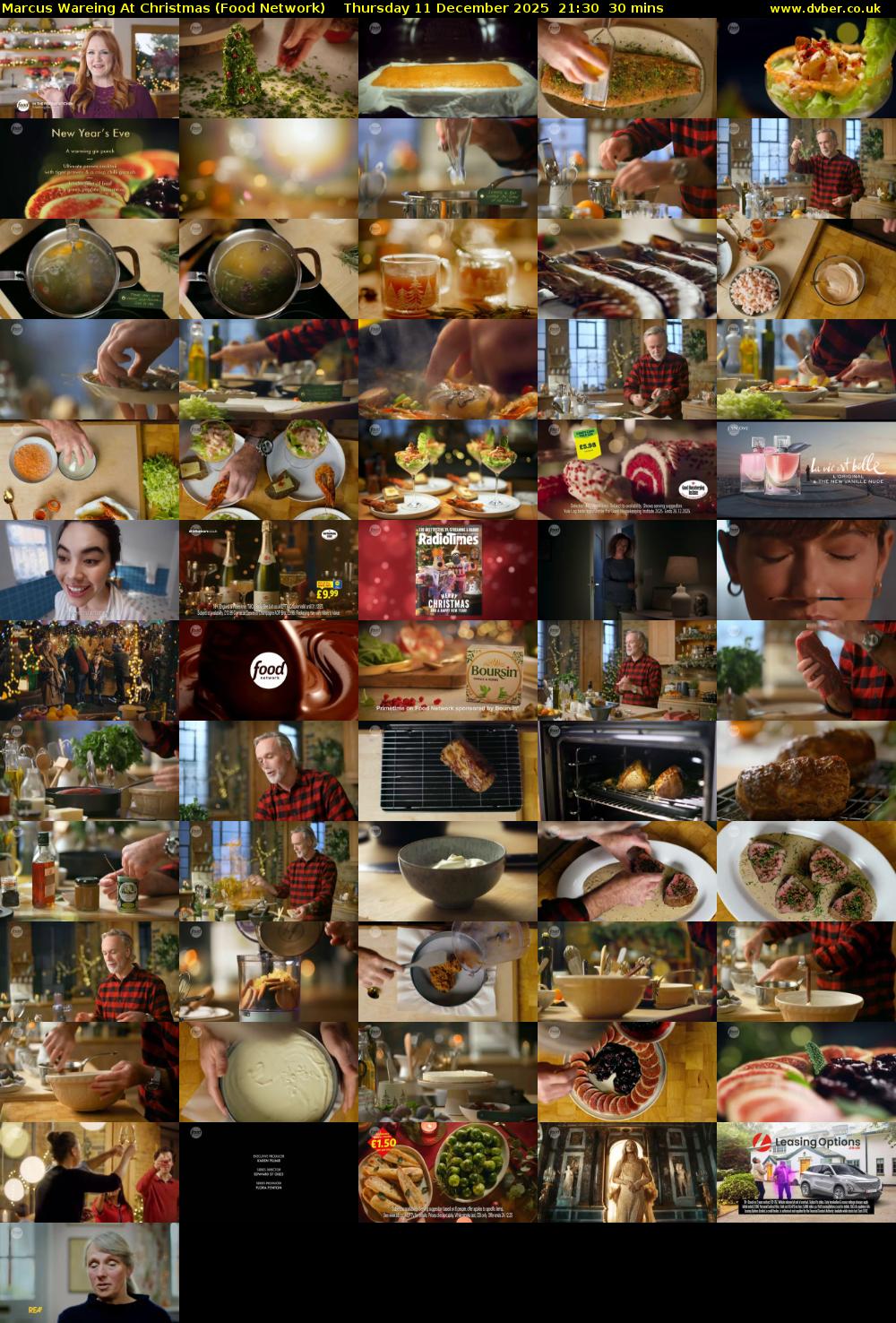 Marcus Wareing At Christmas (Food Network) Thursday 11 December 2025 21:30 - 22:00