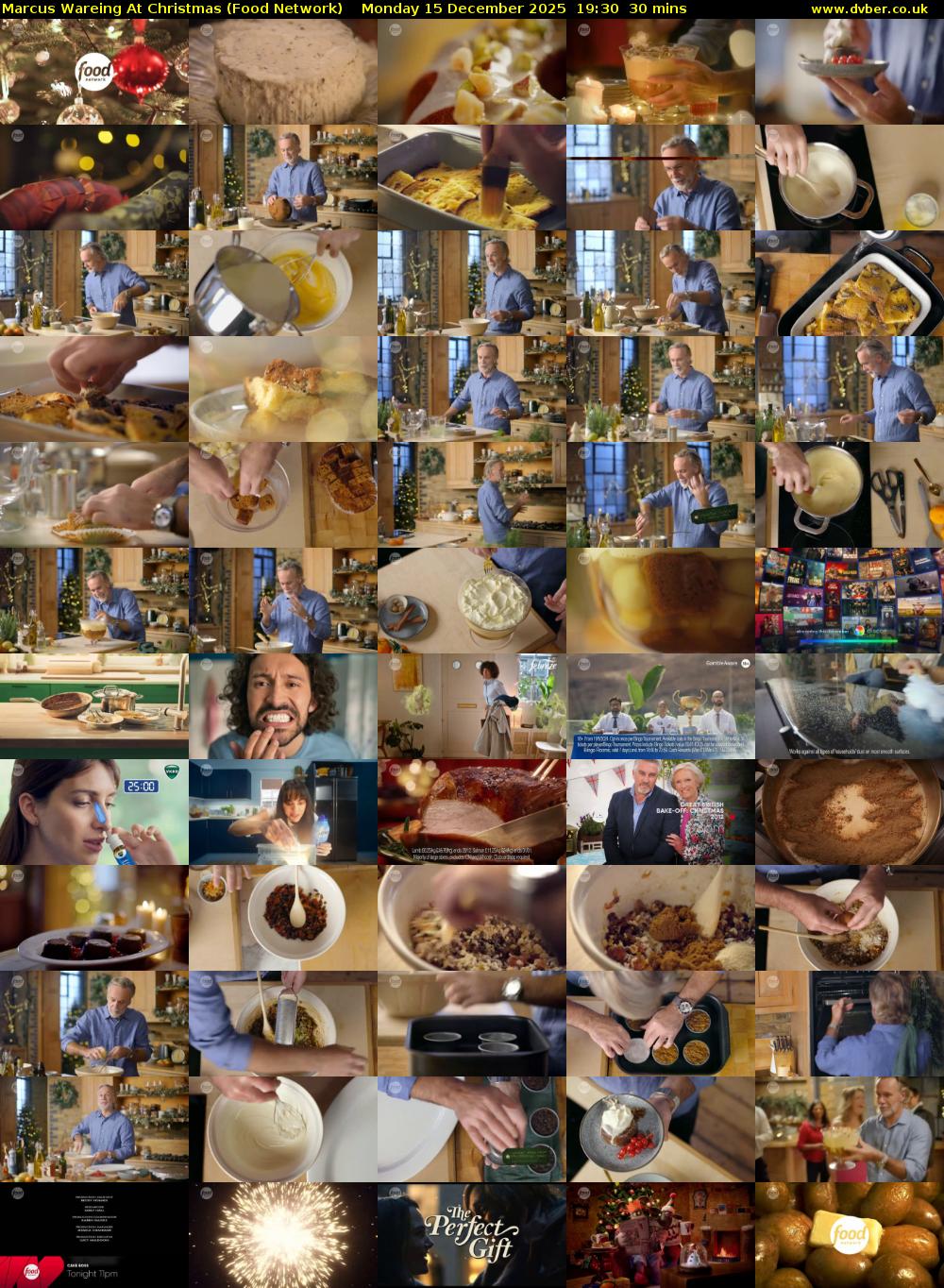 Marcus Wareing At Christmas (Food Network) Monday 15 December 2025 19:30 - 20:00
