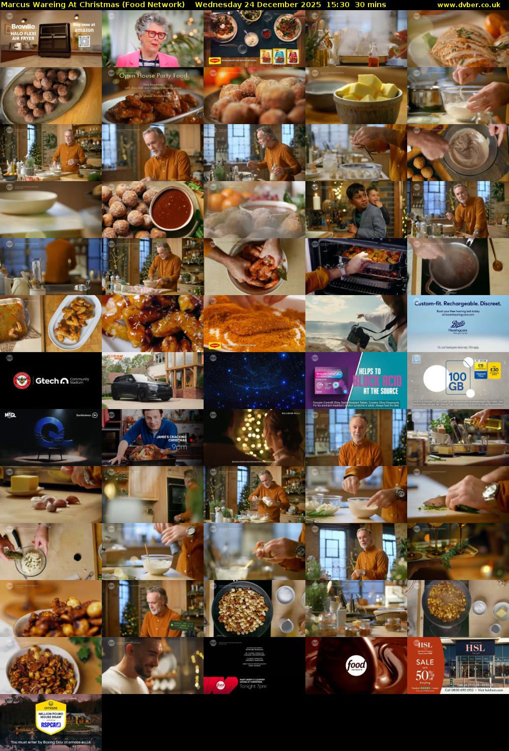 Marcus Wareing At Christmas (Food Network) Wednesday 24 December 2025 15:30 - 16:00