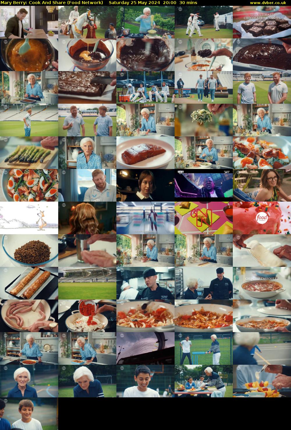 Mary Berry: Cook And Share (Food Network) Saturday 25 May 2024 20:00 - 20:30