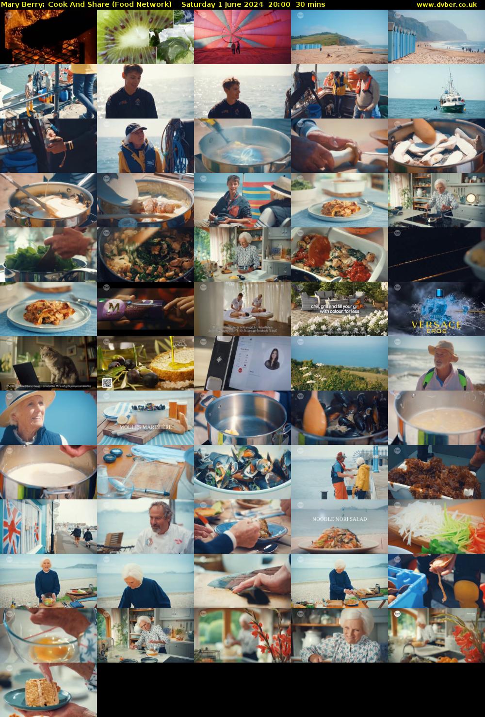 Mary Berry: Cook And Share (Food Network) Saturday 1 June 2024 20:00 - 20:30
