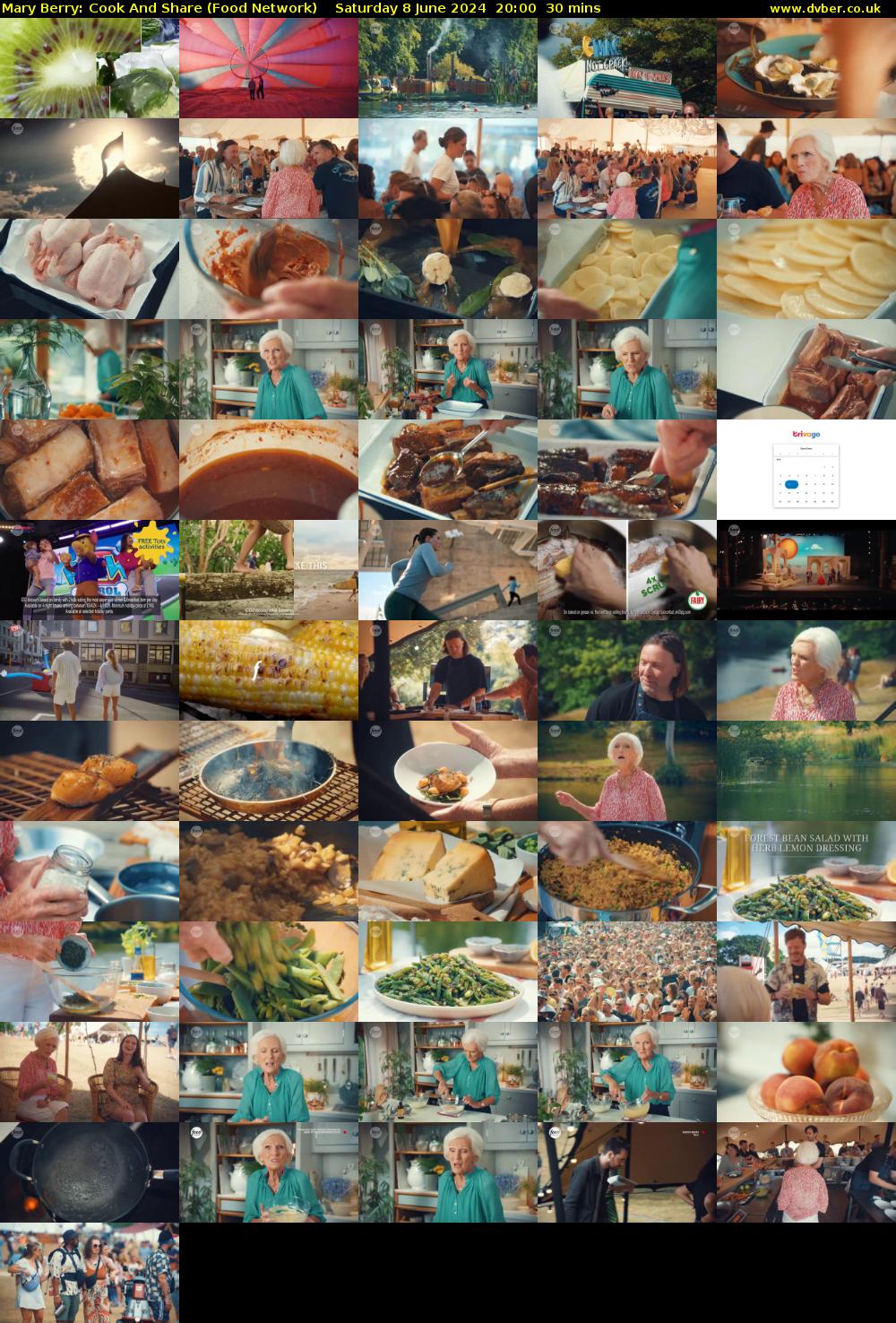 Mary Berry: Cook And Share (Food Network) Saturday 8 June 2024 20:00 - 20:30