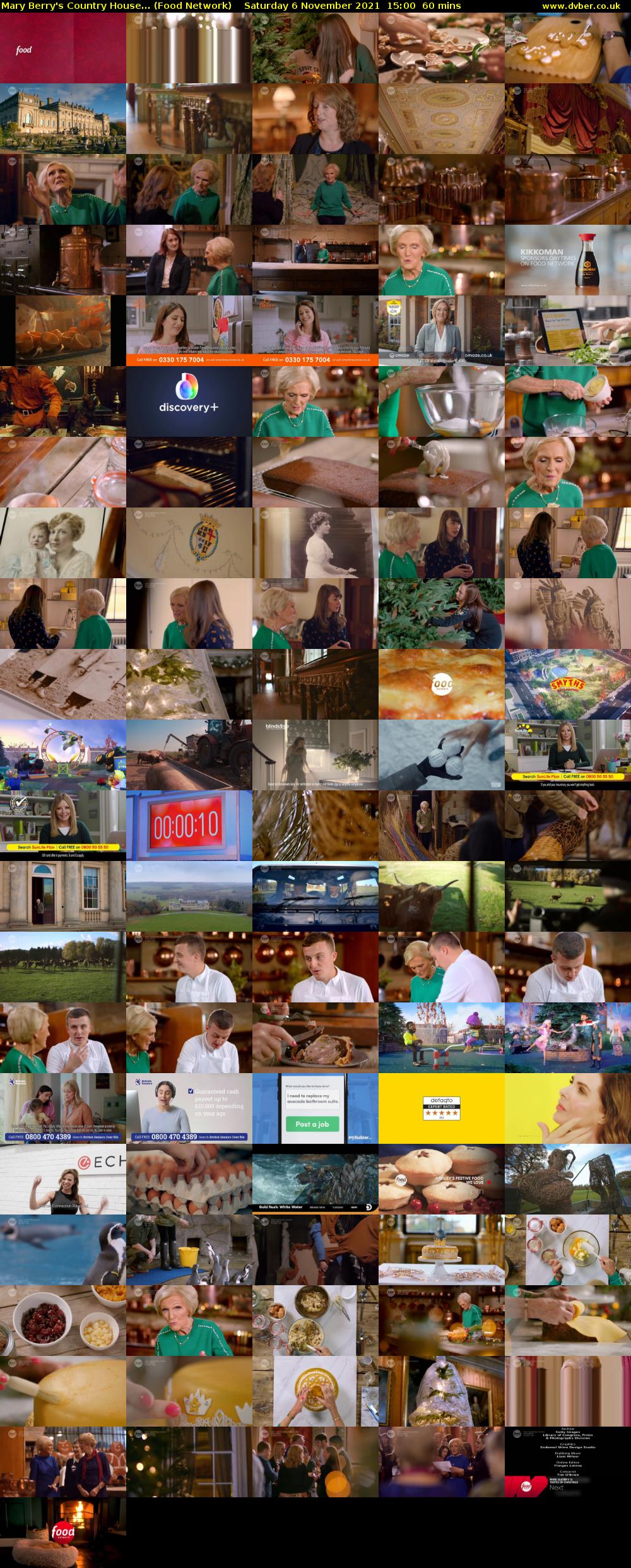 Mary Berry's Country House... (Food Network) Saturday 6 November 2021 15:00 - 16:00