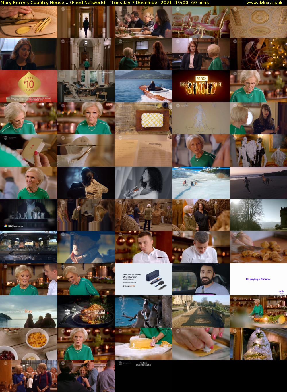 Mary Berry's Country House... (Food Network) Tuesday 7 December 2021 19:00 - 20:00